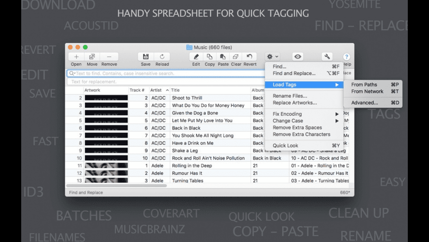 Mac software to sort music files and edit tags free